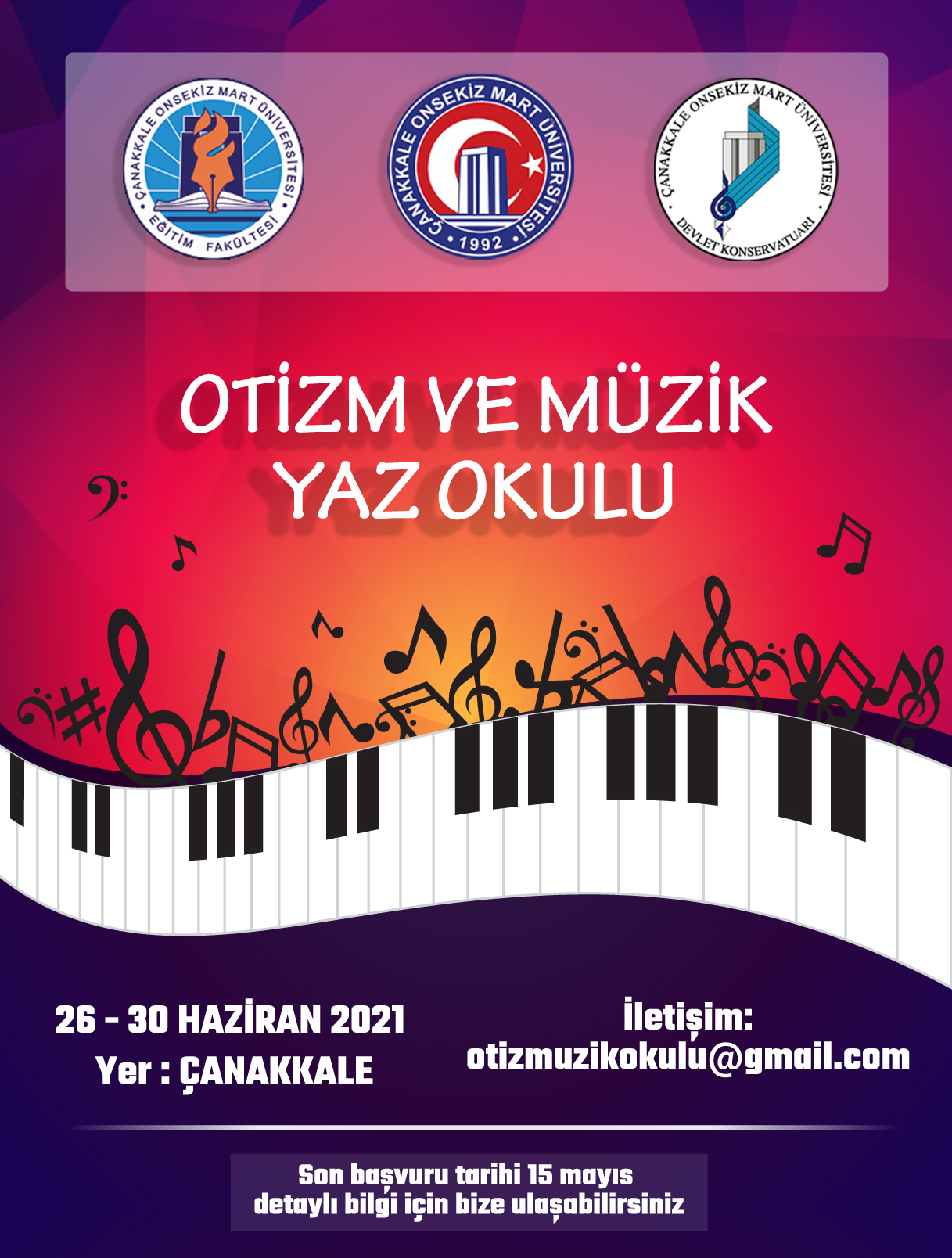Read more about the article I. OTİZM VE MÜZİK YAZ OKULU