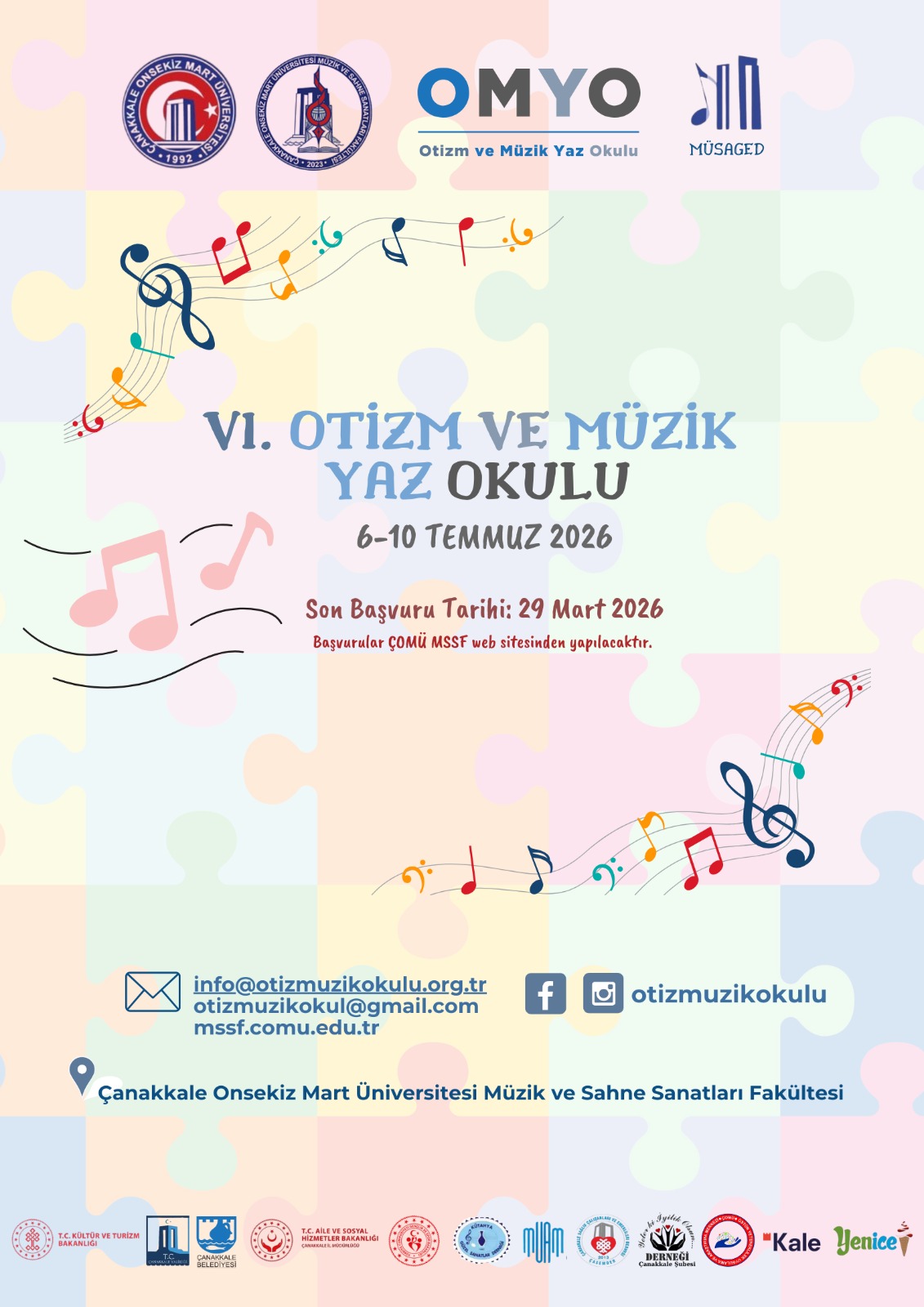 Read more about the article VI. OTİZM VE MÜZİK YAZ OKULU